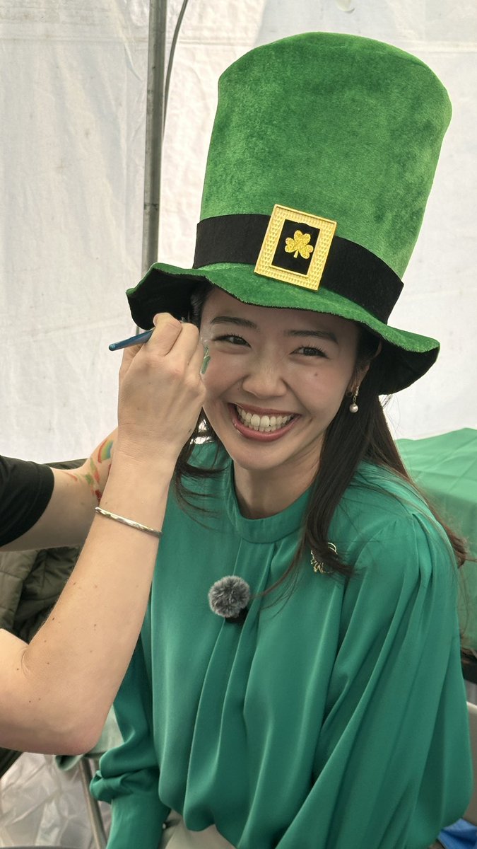 buzz_cooking's tweet photo. パレードのあとは、代々木公園で開催された「グリーンアイルランドフェスティバル2026」にも参戦
会場はグリーン一色で大盛り上がりでした🍀
元気いっぱい浅倉アナのリポートは4月配信予定です!
どうぞお楽しみに!
#浅倉美恩 #アイルランド #Ireland
#フジテレビ #worldbuzzchannel https://t.co/ZiRORdRPRW
