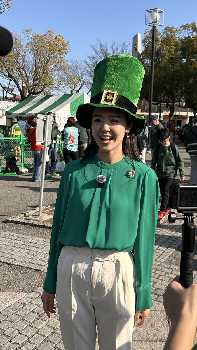 buzz_cooking's tweet photo. パレードのあとは、代々木公園で開催された「グリーンアイルランドフェスティバル2026」にも参戦
会場はグリーン一色で大盛り上がりでした🍀
元気いっぱい浅倉アナのリポートは4月配信予定です!
どうぞお楽しみに!
#浅倉美恩 #アイルランド #Ireland
#フジテレビ #worldbuzzchannel https://t.co/ZiRORdRPRW