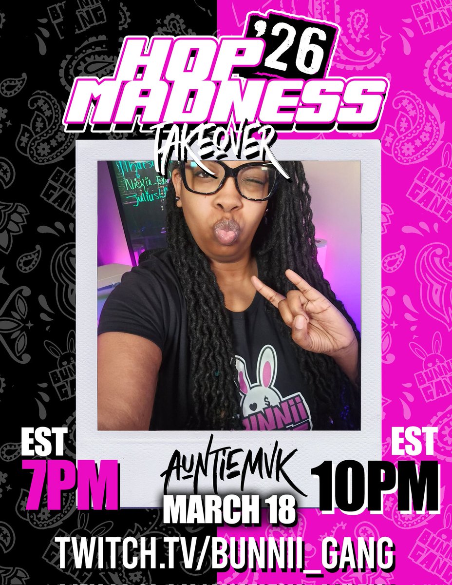 BUNNII GANG 🤘🏾🐰 #HOPMADNESS tweet media