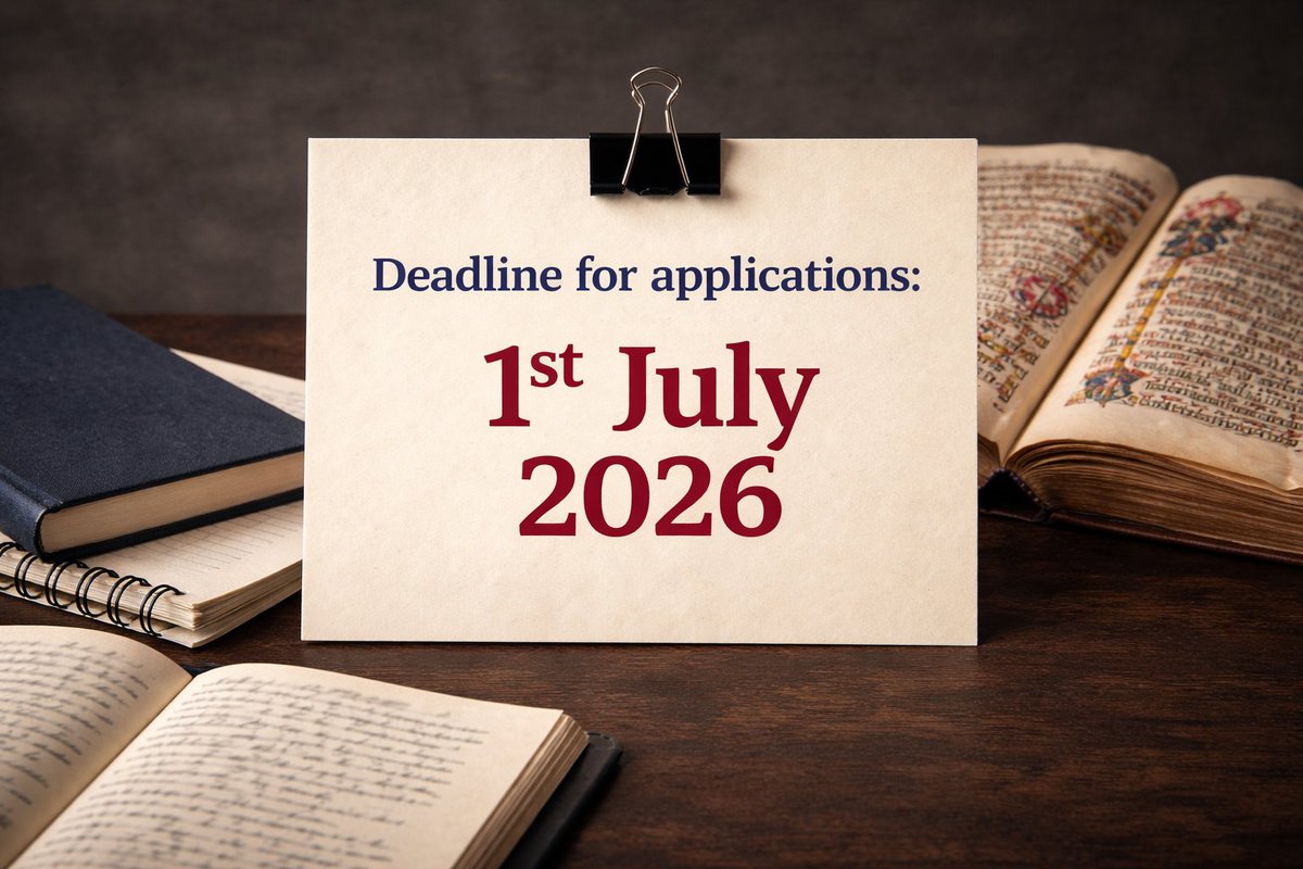 LincolnMedieval's tweet photo. If you'd like to join our #MA #Medieval Studies @unilincoln  the deadline for applications has changed and it's now 1st July 2026. There is still time for you to secure a place! Any questions, please get in touch with @ALiuzzoScorpo or @MedievalFemina or any member of our team! https://t.co/dBhAVJHRoC