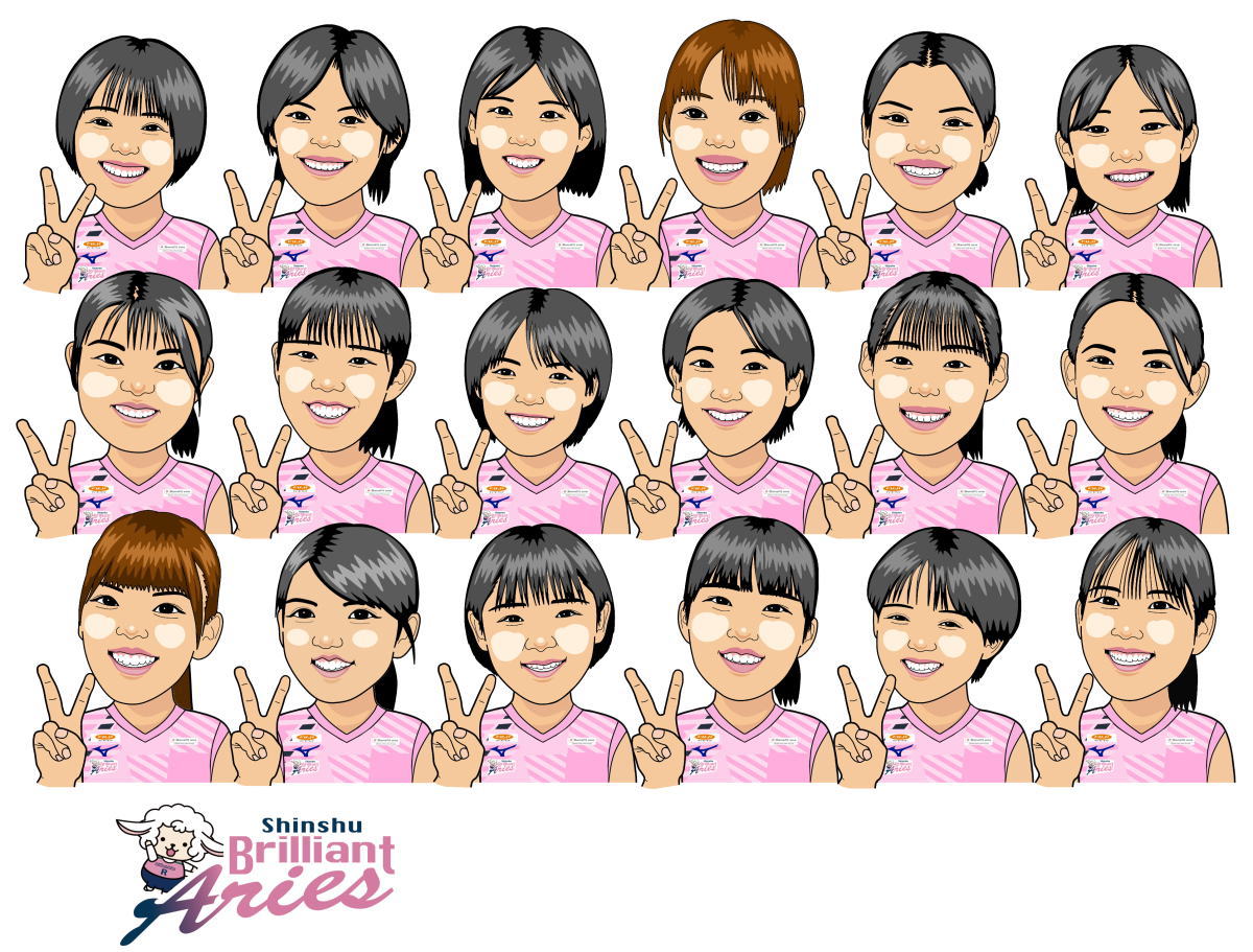 take10641098's tweet photo. レギュラーシーズン優勝おめでとうございます🏐🎉
＃ルートインホテルズ
＃信州ブリリアントアリーズ　さん
ファイナルラウンドもファイト！！
みんながんばれ！
＃ミウちゃんがんばれ☺️
＃Vリーグ https://t.co/8qdUVYGc1u