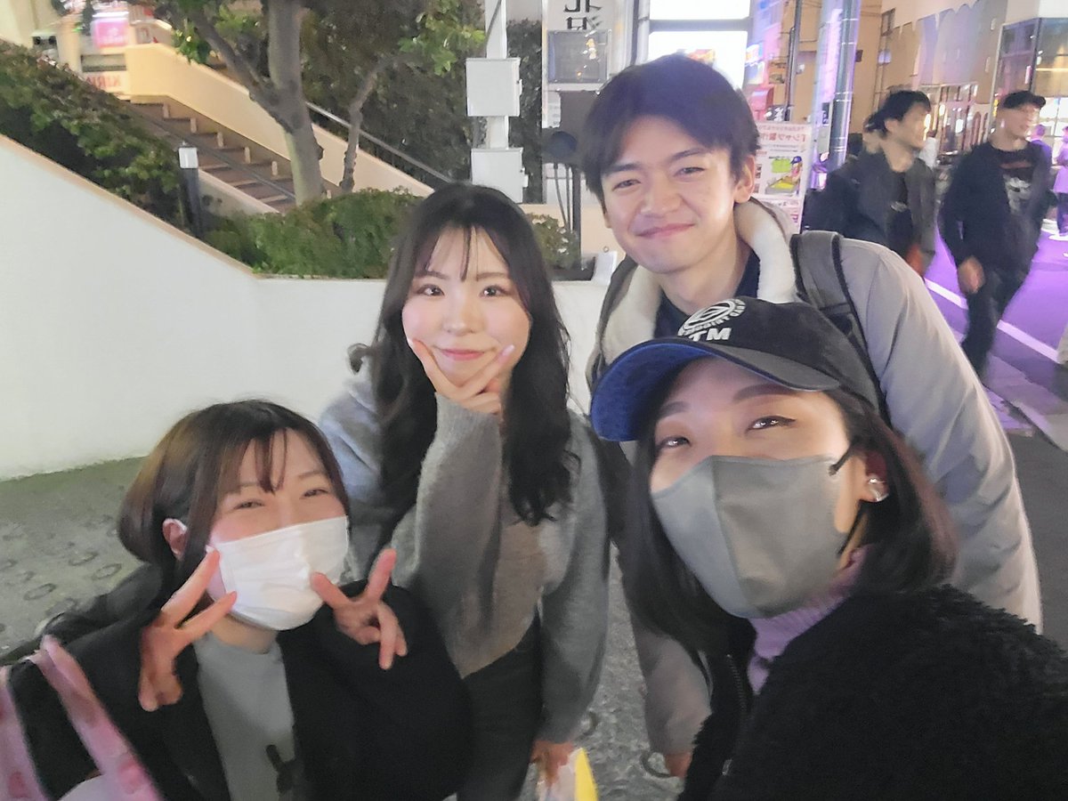 くみこ、おつかれさん！
かわいい後輩ズにも会えやした✌