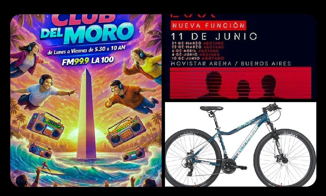 Miercoles Y Se Arranca con Mis Compañ<a href="/s/">『S』</a> Radiales  #ELCLUBDELMORO <a href="/SANTIAGODELMORO/">SANTIAGO DEL MORO</a> <a href="/soymajulozano/">Maju</a> ... me Anoto para ganar La Super Bici De Top 🥰🥰🤩