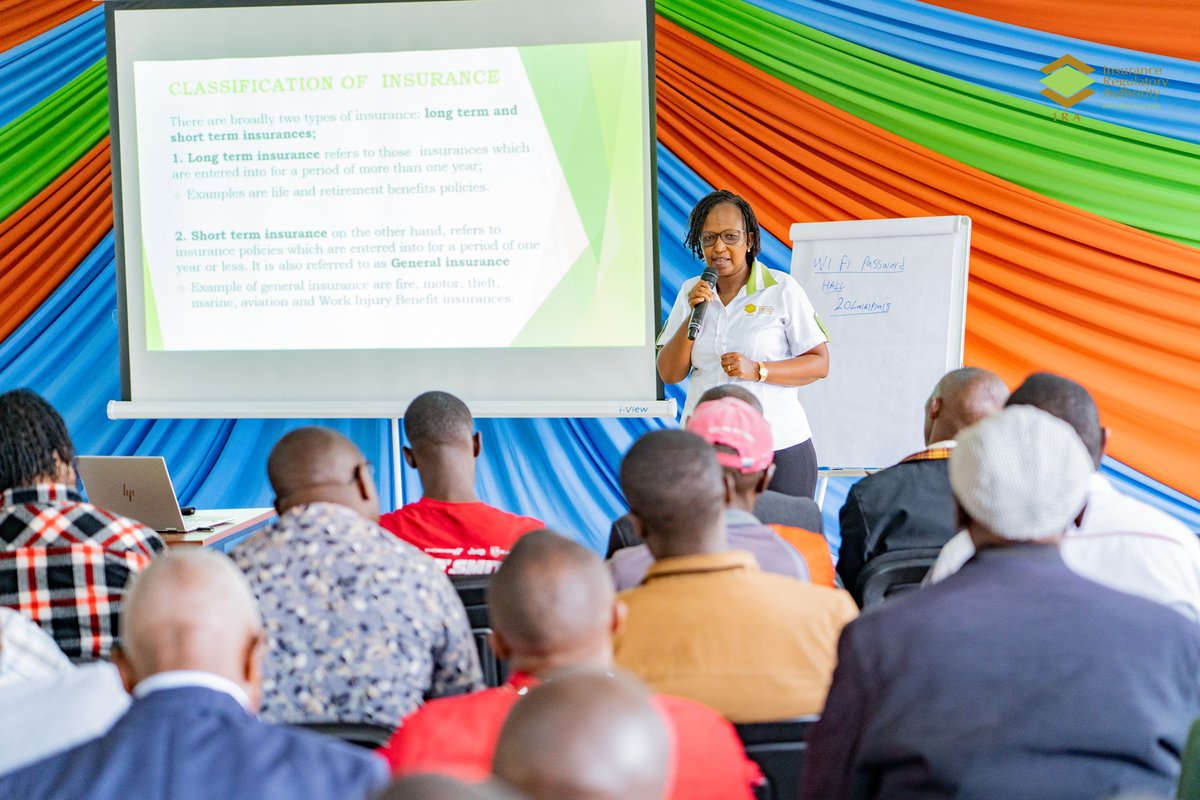ira_kenya's tweet image. Day 2 of #BimaMashinaniLaikipia
Today, matatu owners and operators in Laikipia are gaining practical knowledge on insurance, understanding PSV risks and the importance of proper cover to protect their businesses and passengers.
#FahamuBima