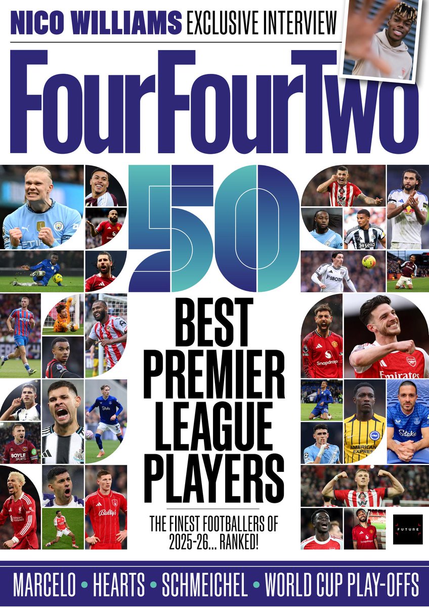 magazinecouk's tweet image. Stay ahead of the game with @FourFourTwo ⚽️🥅 

Subscribe today for behind-the-scenes access, tactical insights, and all the latest football news. Join the winning team.

 Shop now 👉 magazine.co.uk/magazines/four…

#FourFourTwo #Football #PremierLeague