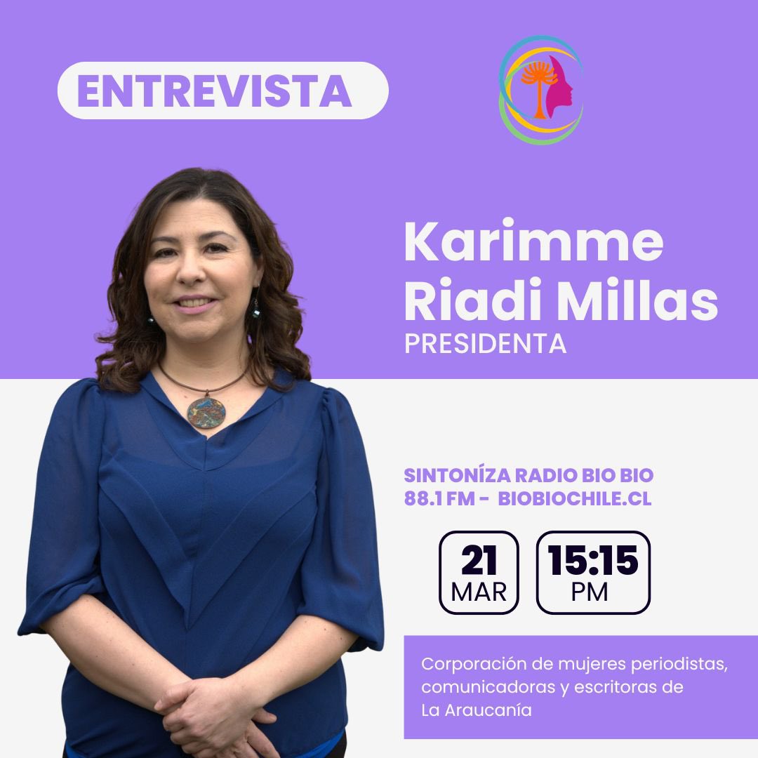 Escúchanos este sábado en radio <a href="/biobio/">BioBioChile</a> Temuco a las 15.15 horas #MujeresPeriodistas #Comunica