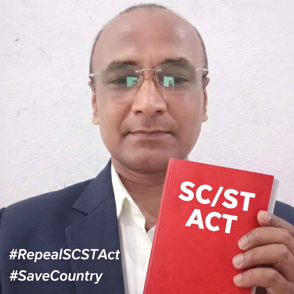 mithilajindabad's tweet photo. #RepealSCSTAct
#SaveCountry https://t.co/vOVsp23N5C
