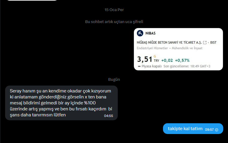 seraytrade's tweet photo. #NIBAS 

3.51 takibe aldığımız #hisse %175 kazandırdı.

Kaçıranlar için bir fırsat daha veriyorum.

Bu sefer şartım var ama 😀

Yorum + rt atıp bir beğeni bırak mesajımı bekle ❤️ https://t.co/pqiRWR0k9b