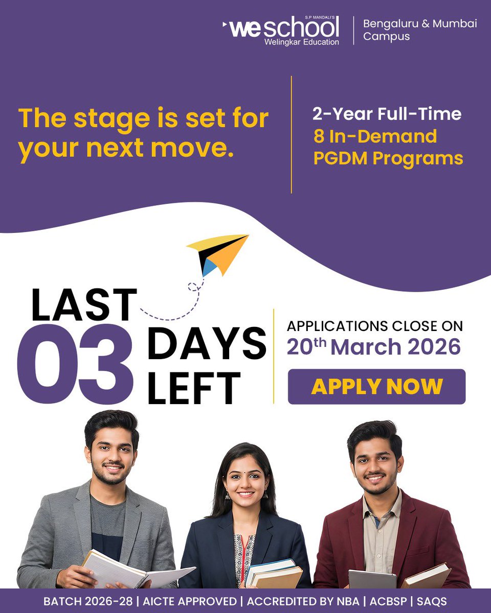 Welingkar Institute tweet media