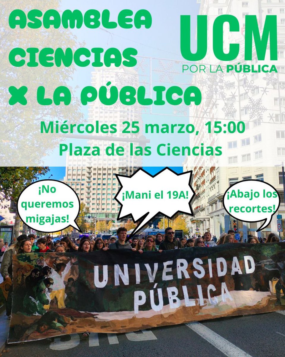 UCM por la Pública tweet media