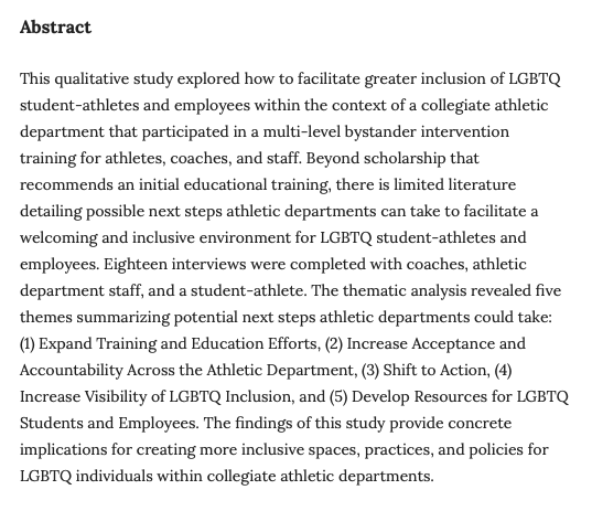 Journal of Intercollegiate Sport tweet media