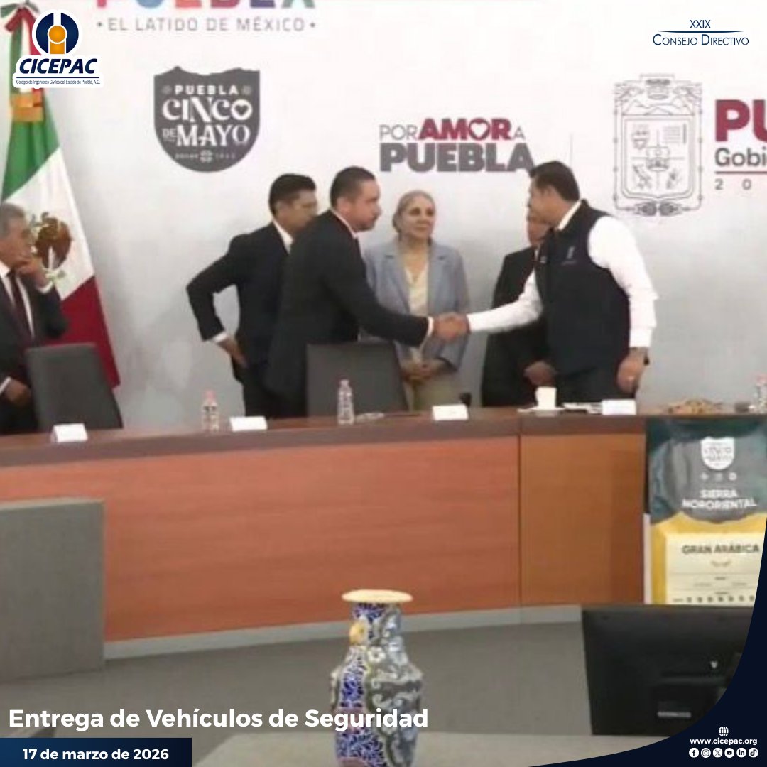 Colegio de Ingenieros Civiles del Estado de Puebla tweet media