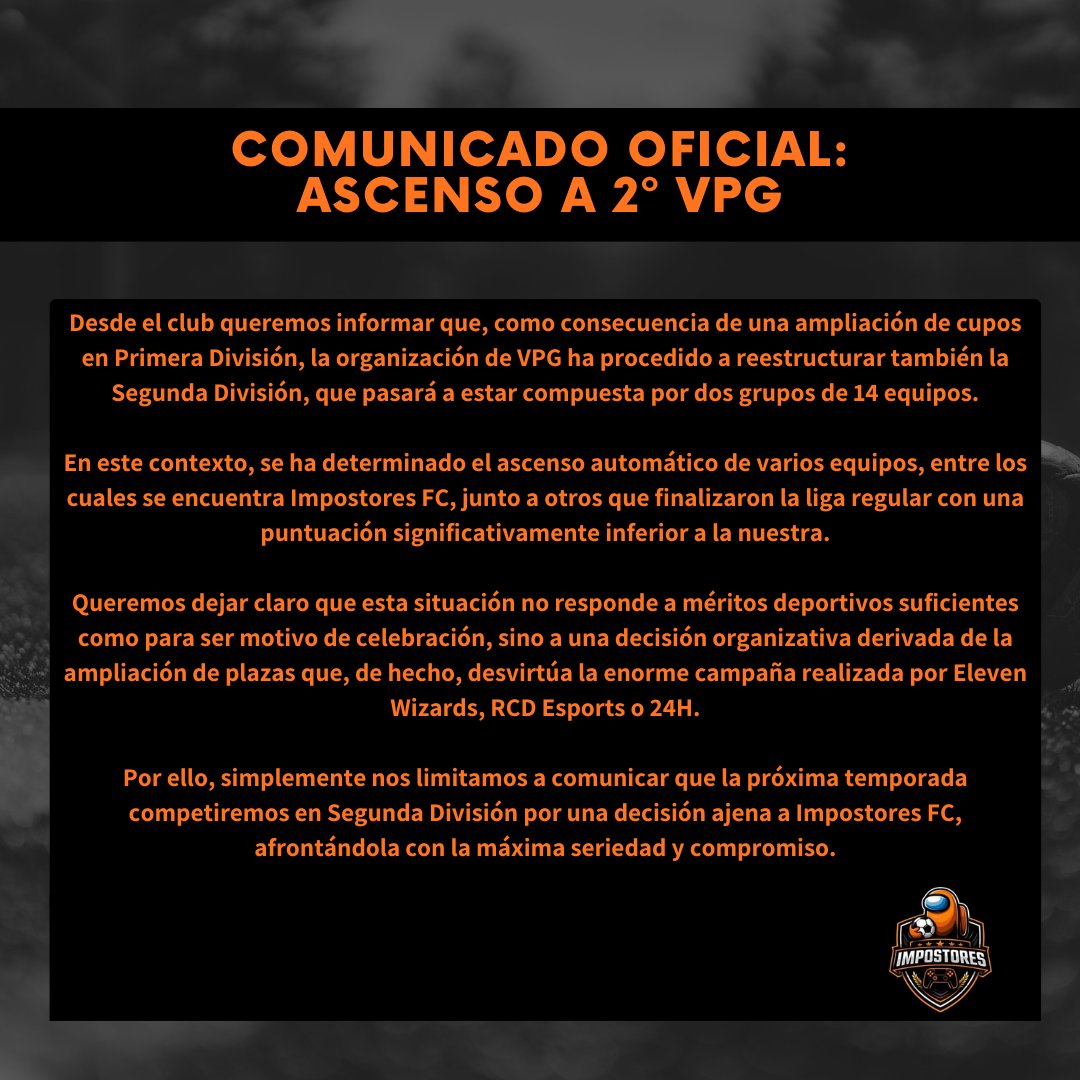 IMPOSTORES FC tweet media