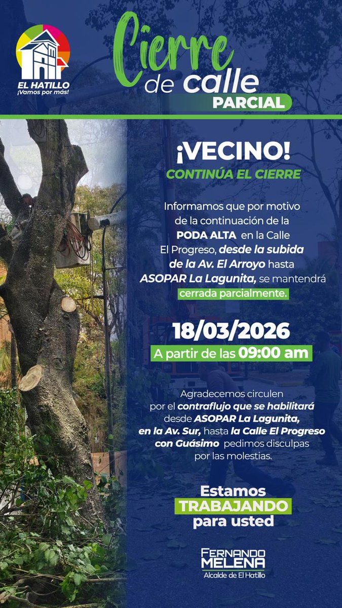 Alcaldía El Hatillo tweet media