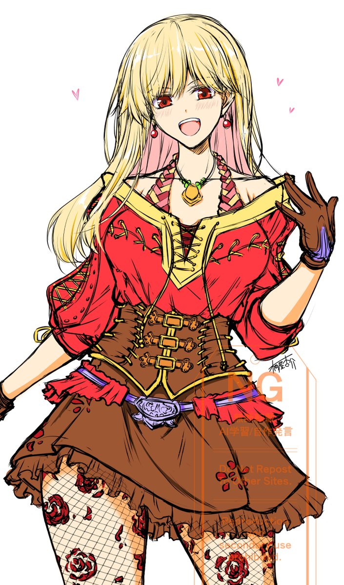 作業時に流れてきたゲーム実況動画で、重ね着衣装がギャルっててかわいかったのでつい描いてみた落書き
#MHWild 