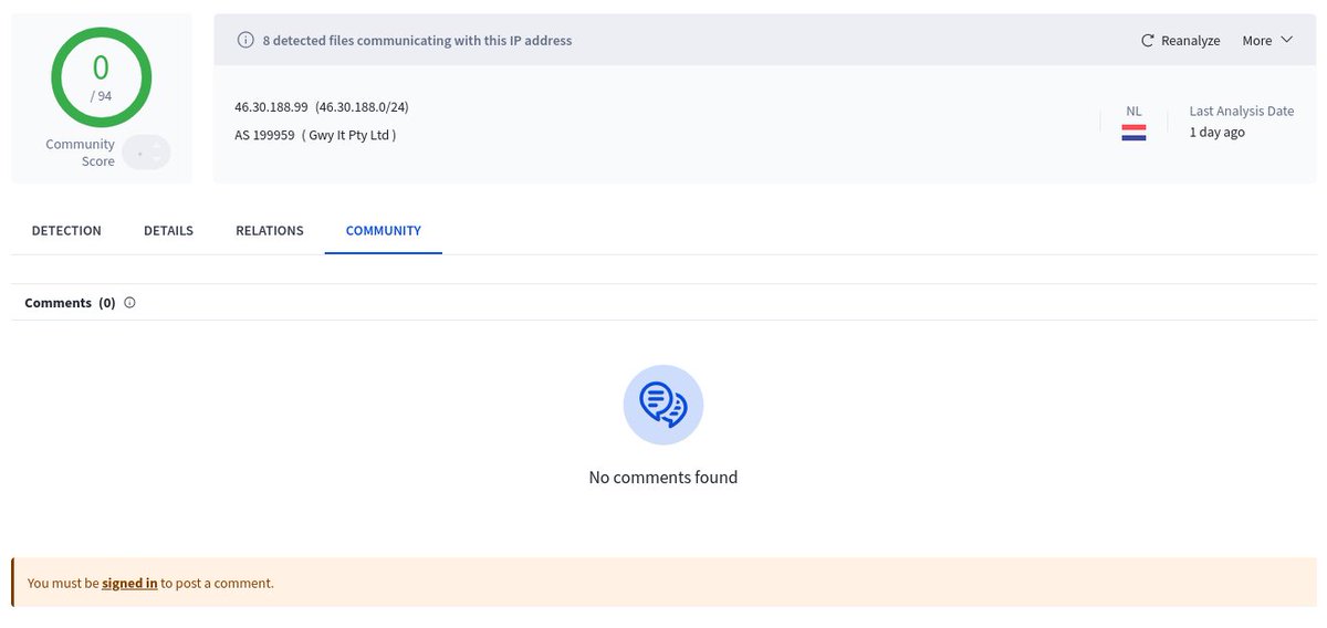 MalwareHunterTeam tweet media