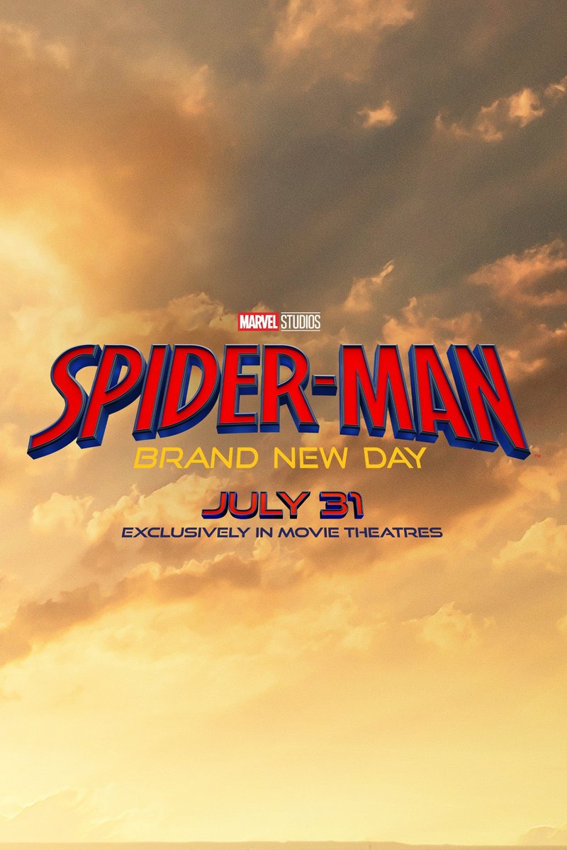 Primeiro pôster oficial de #SpiderManBrandNewDay.