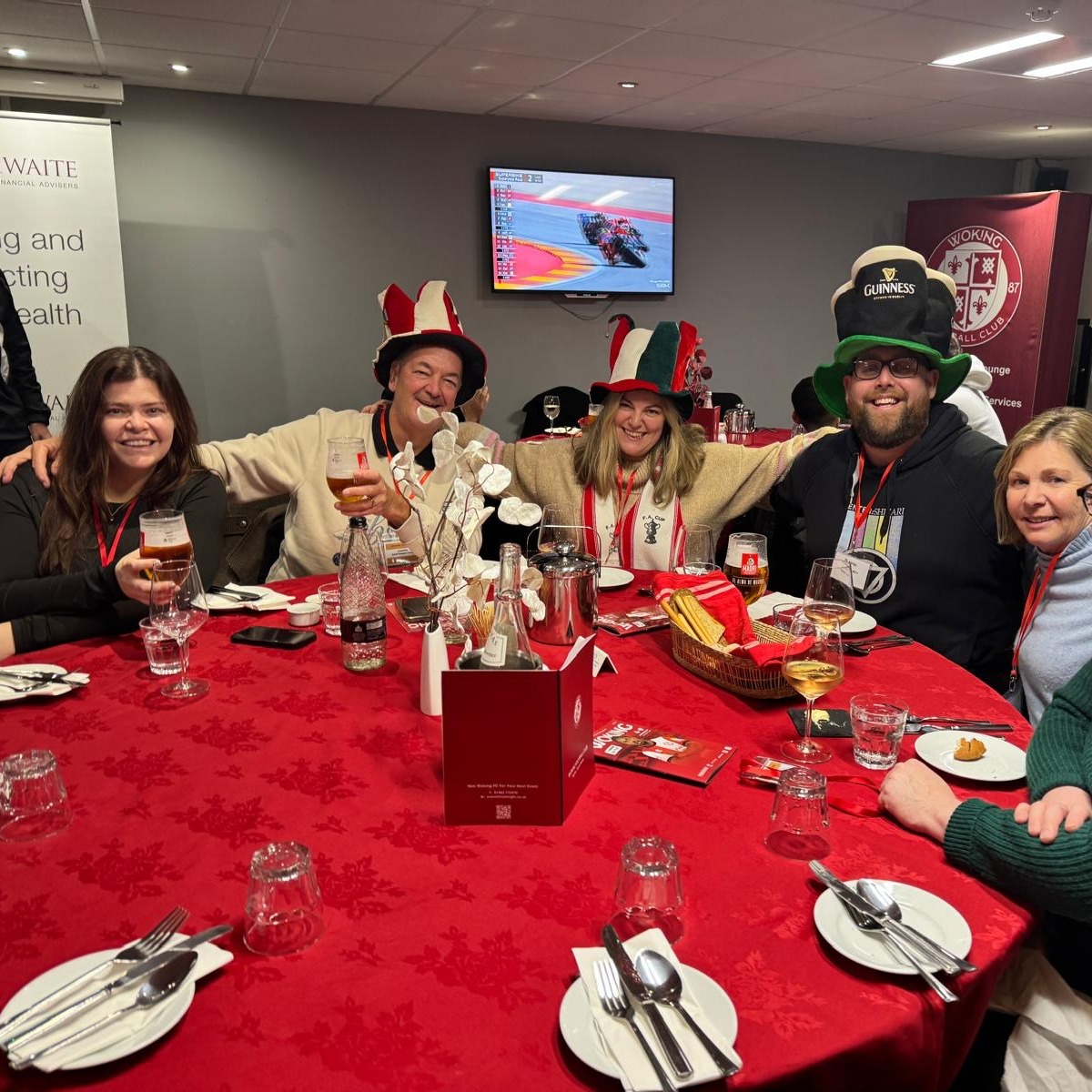 wokingfc's tweet photo. Big weekend incoming! ♦️

🏟️ Seymour’s Stand open to all home supporters
👕 Shirts 10% OFF this weekend
🍽️ Hospitality extended with a record 169 guests booked in. Don’t miss the last few spaces
🎷 So Sinatra performing in GCL from 2:30pm
🎧 Live DJ in the Cards Bar from 2:30pm
