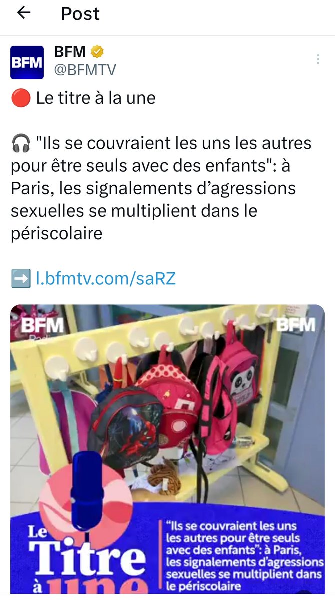 Qui va poser les vraies questions ?
S'agit-il d'un réseau ?
Pourquoi les médias minimisent-ils toujours ce genre d'affaires, parfois pendant des années, ce qui permet aux ordures de continuer leurs crimes ?
Complices ou déni idéologique ?