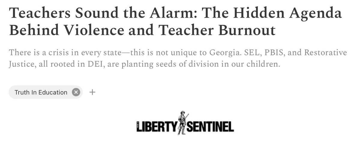 Truth In Education tweet media