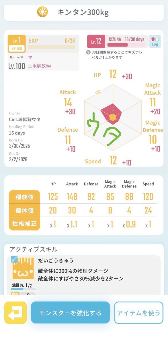 【珍獣狩人】ウタ tweet media