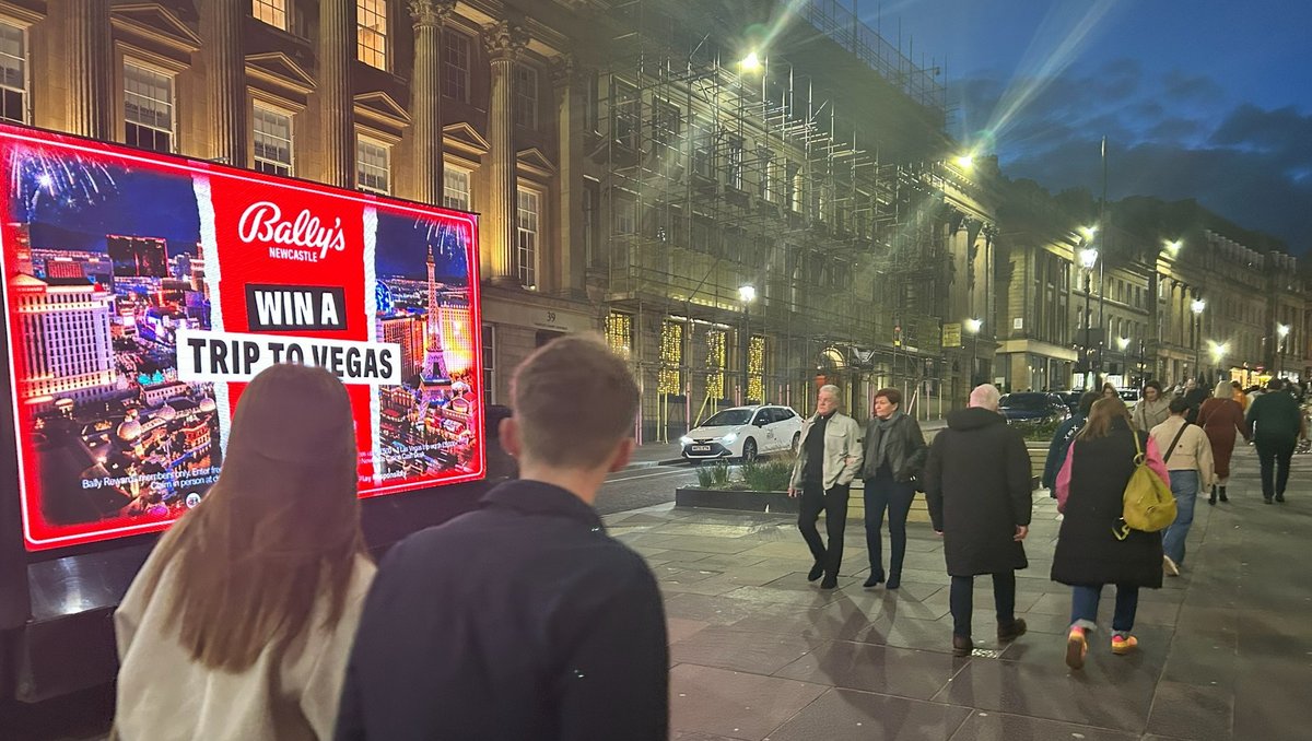 AdsDirectLtd's tweet image. Relaunch night for @BallysIntralot #newcastle was a roaring success, whilst promoting their fabulous special offer on our unmissable illuminated #digivan

If you want to get your message right in front of your #targetaudience throughout the #uk &amp;amp; #europe📧media@adsdirect.org.uk
