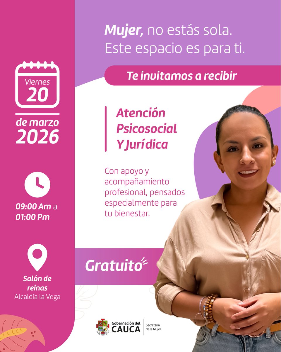 Sec Mujer Cauca tweet media