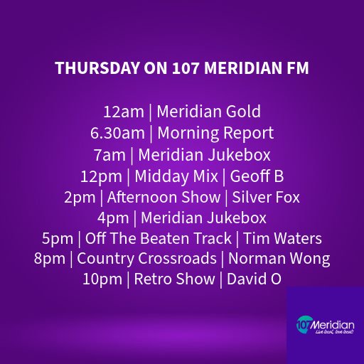 107 Meridian FM tweet media