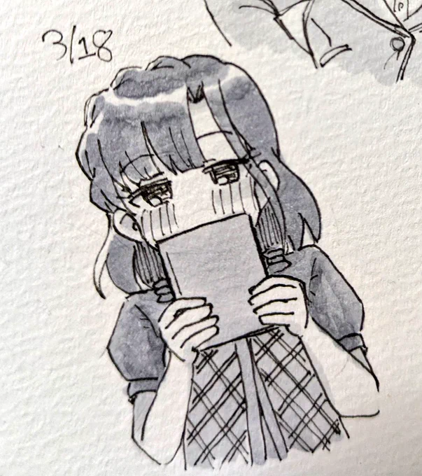 今日は誕生日なので百合子を描きました 