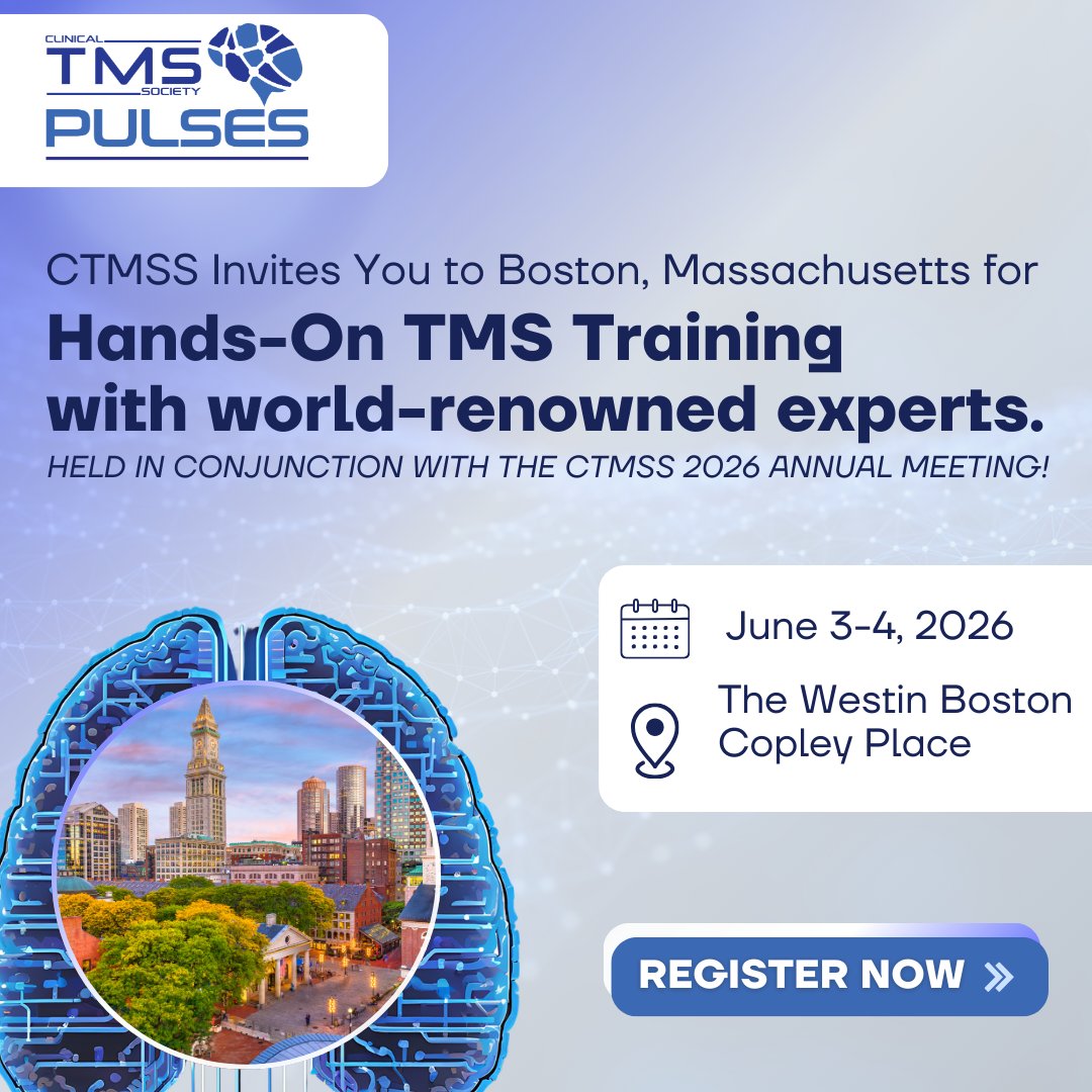Clinical TMS Society tweet media
