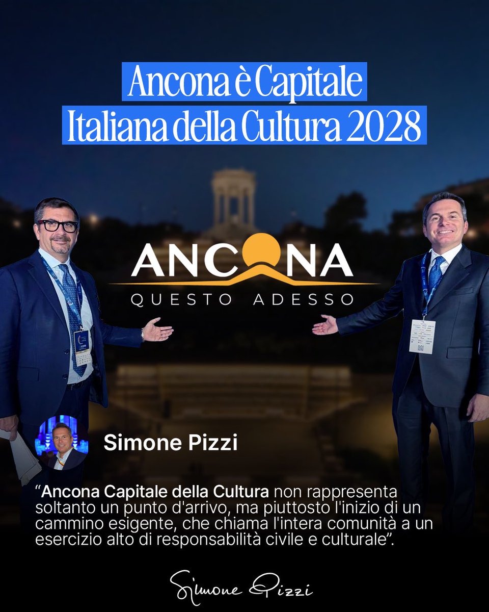 simopiz's tweet photo. Ancona, città di mare e di soglia, da sempre sospesa tra Oriente e Occidente, ha saputo nel corso dei secoli farsi crocevia di civiltà, laboratorio di pensiero e custode di storia  che oggi si offrono, con rinnovata consapevolezza, al giudizio e all’ammirazione del Paese. https://t.co/HK90KizFPD