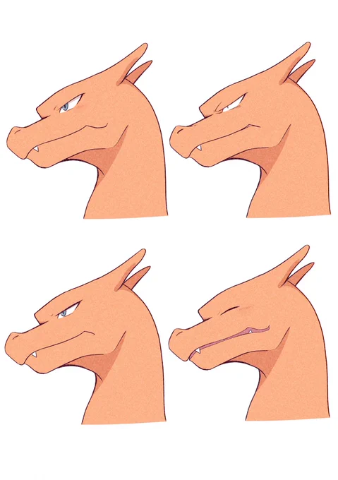 リザードンの様々な表情 - Charizard