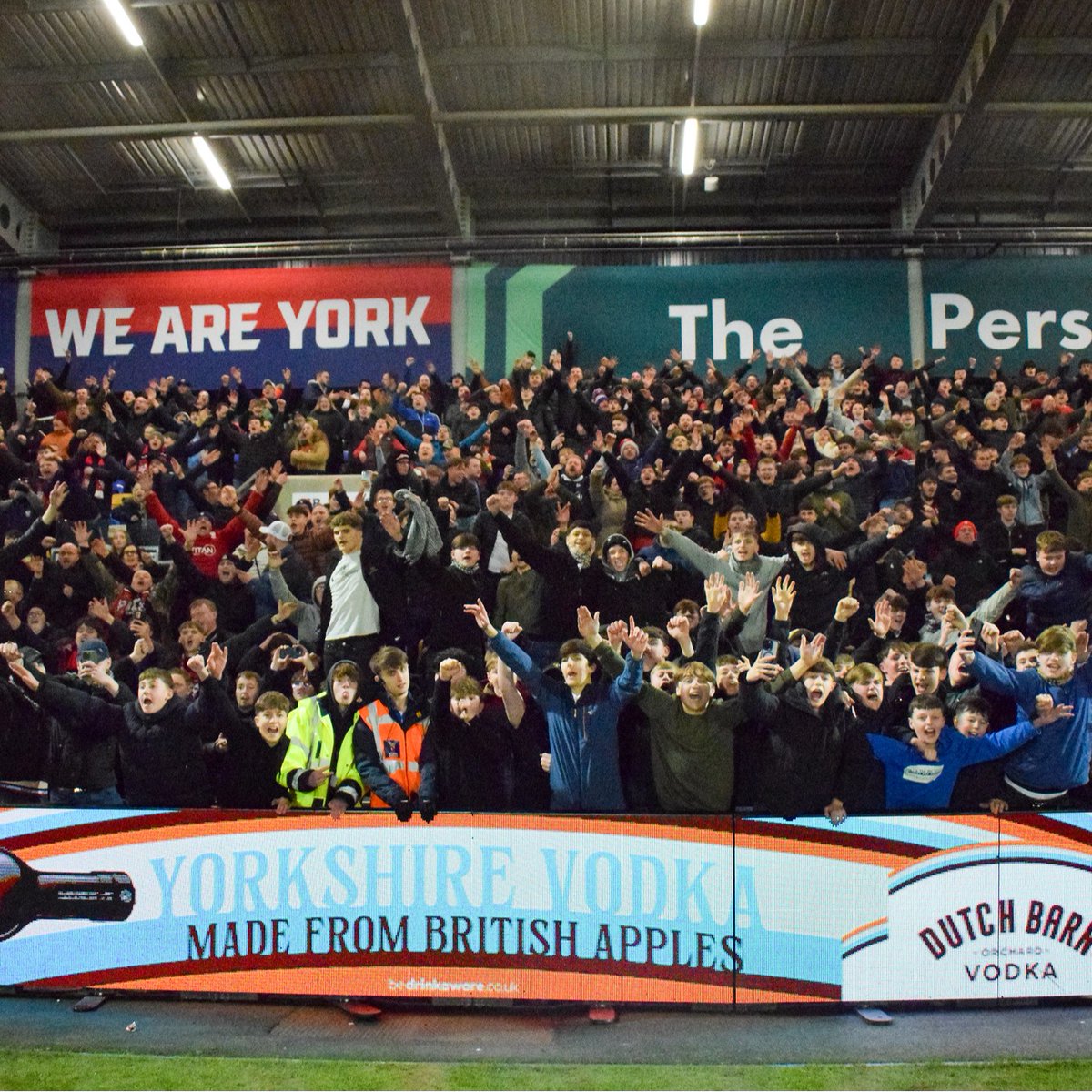 YorkCityFC's tweet photo. 🗣️ Every voice counts.
We need everyone again this Saturday - let's get the South Stand sold out for this one! 🤩
#YCFC 🔴🔵