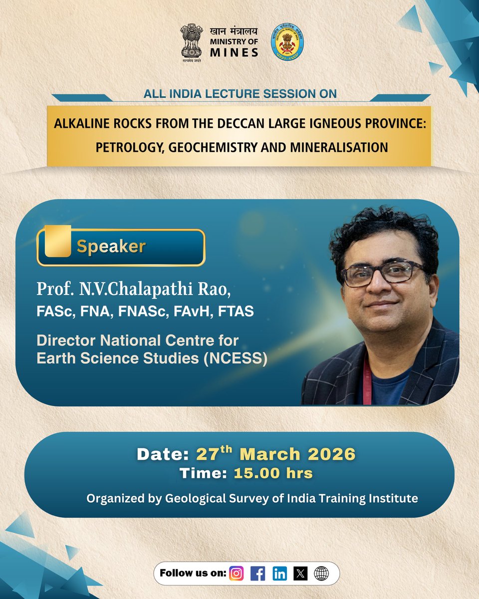 Geological Survey of India tweet media