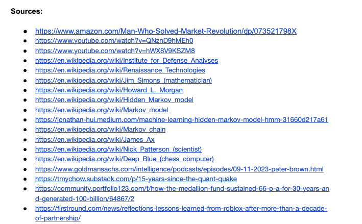 pyquantnews's tweet photo. Renaissance Technologies is the best trading firm that ever existed.

Here are 75 YouTube videos, books, and references covering everything known about the firm: https://t.co/M8tFMHuJ3f