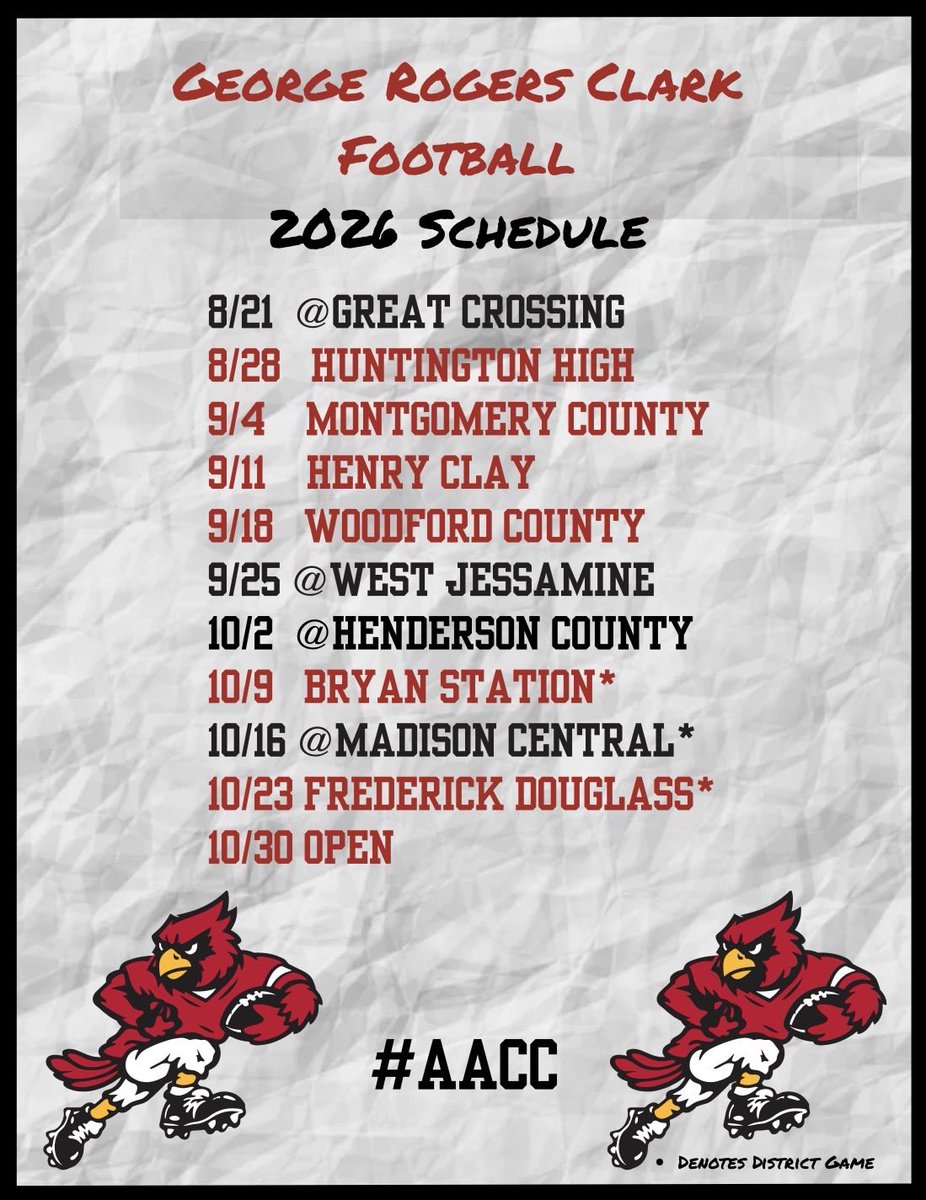 GRC Cardinals Football tweet media