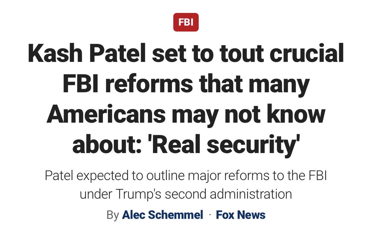 FBI Director Kash Patel tweet media