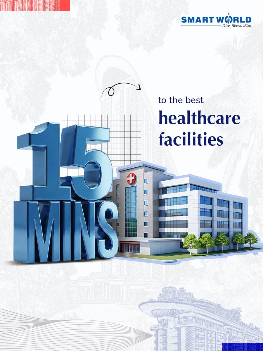 SMARTWORLDDEV's tweet image. You're 30 minutes away from EVERYWHERE that matters. 

Swipe to see how Smartworld Sky Arc puts Gurugram's biggest destinations right at your doorstep.

#SmartworldSkyArc #ConnectedLiving