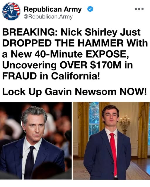 SaltyGoat17's tweet photo. Y'all ready to see Gavin Newsom go the way of Tim Walz? https://t.co/3YnJZO6Z79