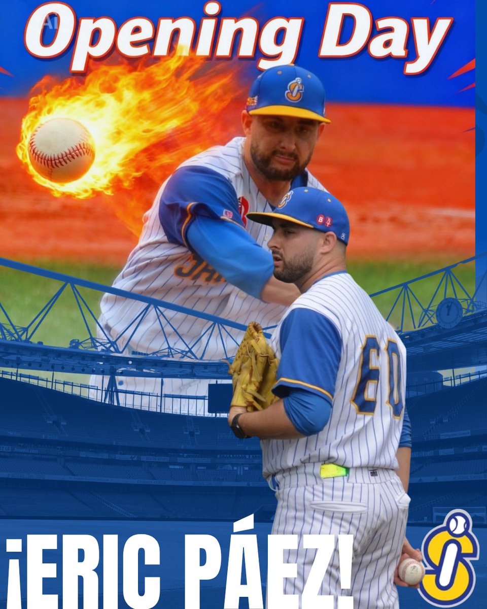 sanibeisbol's tweet photo. LES CAYÓ EL DE LAS 4 LETRAS!

El derecho Eric Páez  fue designado por nuestro dirigente como el lanzador abridor para el Día Inaugural frente 
 a los @astrosbeisbolvalencia, este sábado 21, en Valencia.
¡GOAZEN SANI!

@RFEBS @bilbao_udala @RadioPopular https://t.co/xX1V8Inn6o