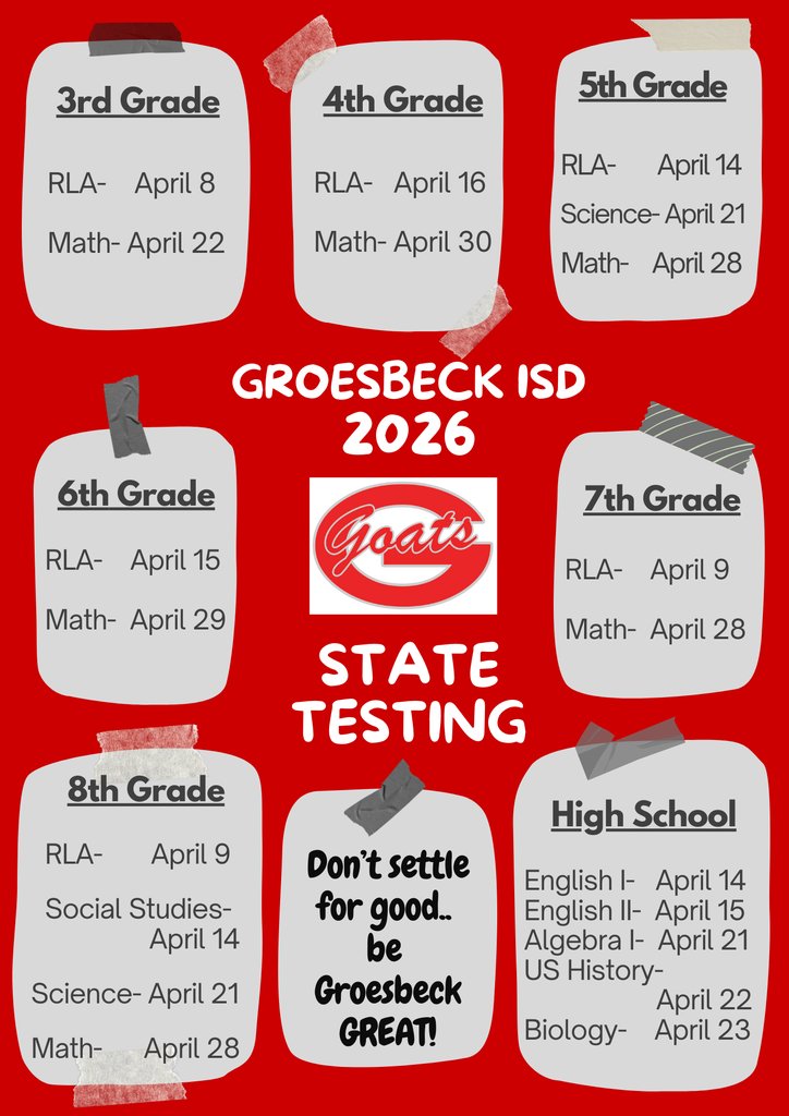 Groesbeck ISD tweet media
