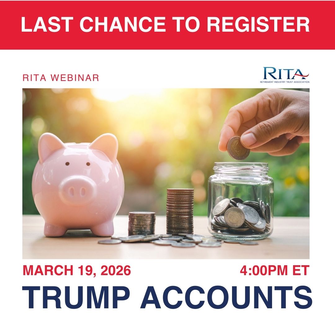 Retirement Industry Trust Association (RITA) tweet media