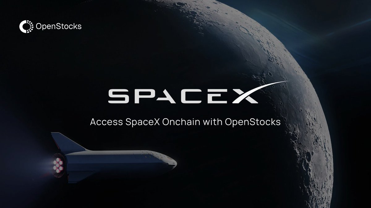 SpaceX is preparing to file for what could be one of the largest IPOs in history at a $1.75 trillion valuation. Before that moment comes, the stock is still private.

We built OpenStocks so you can access private stocks like SpaceX onchain.

Pre-deposits open soon. Stay tuned.