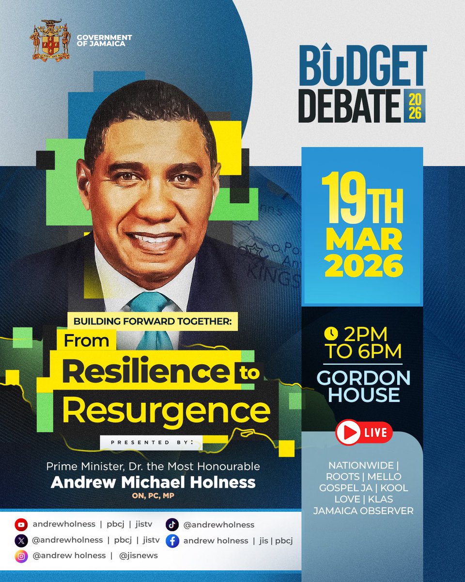Andrew Holness tweet media