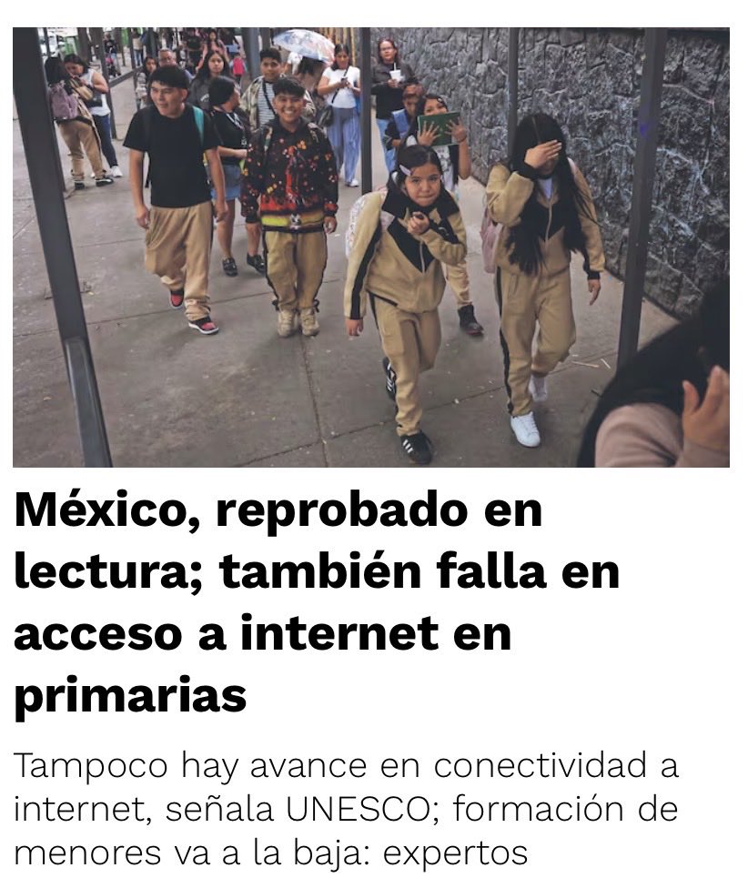 Entre más analfabetas, más fácil de controlar por la 4t ya que se convierten en dependientes del gobierno