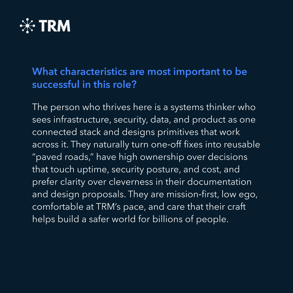 TRM Labs tweet media
