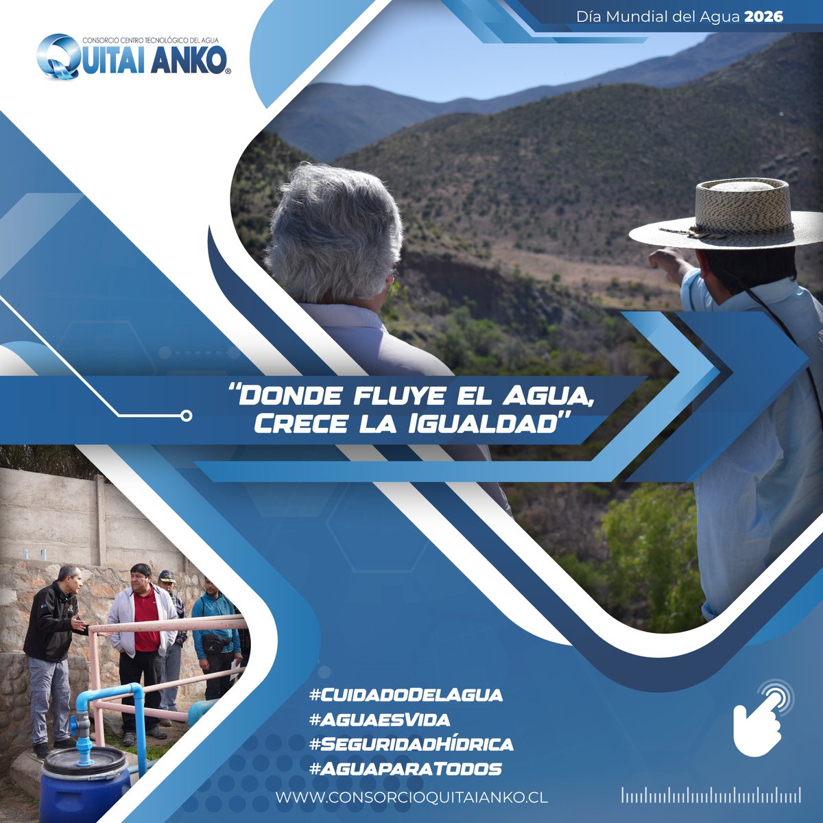 QuitaiAnko's tweet photo. Campaña #DíaDelAgua
Desde Quitai Anko mostramos cómo la tecnología desarrollada localmente puede aportar a una gestión del agua más equitativa.

#EquidadHídrica #seguridadhídrica #gestiónhídrica #Tecnología https://t.co/raIp7lx86J