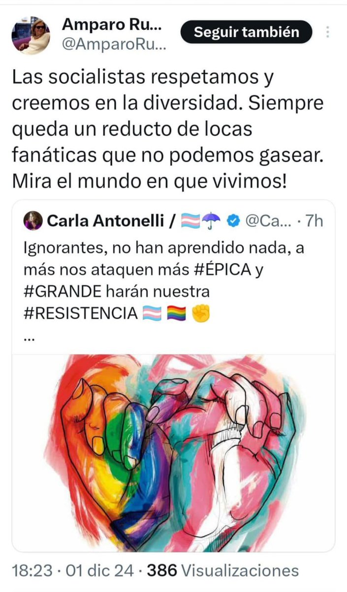 Madamechak1's tweet photo. @AmeliaValcarcel ¿Quizás se refiera usted a esto?
No ha sido en un diario, cierto.
Pero estas redes tienen también cierta repercusión. https://t.co/Sz3xkp3n3s
