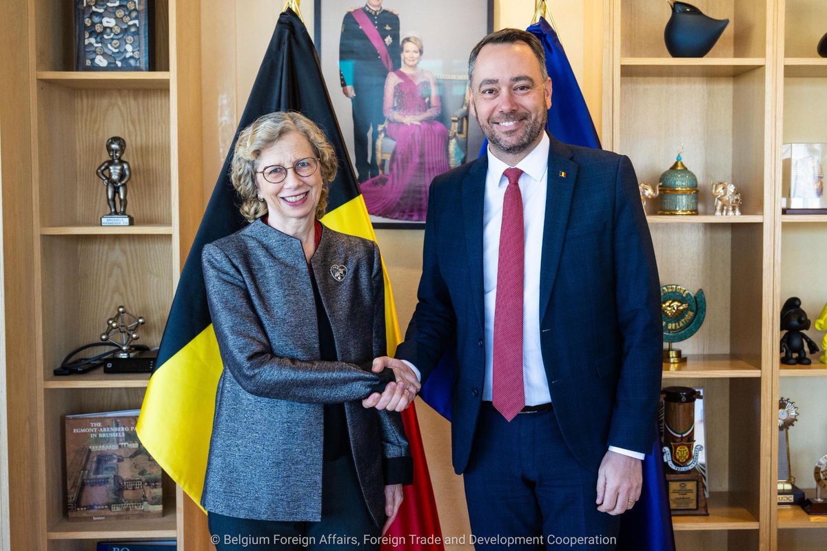 🇺🇳 Good exchange today with <a href="/Andersen_Inger/">Inger Andersen</a>, Executive Director of <a href="/UNEP/">UN Environment Programme</a>.

UNEP is the cornerstone of environmental multilateralism. Belgium is proud to be a reliable partner. As its 8th largest donor, our commitment is firm.

What concerns me most is this: the scientific