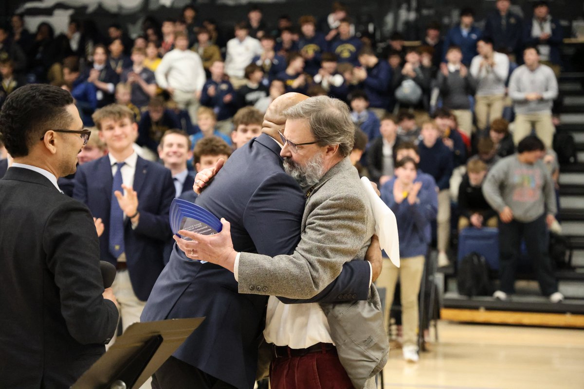 SIHSCleveland's tweet photo. Mr. Tom Healey ’77 is this year’s Saint Ignatius Companion Award recipient—an honor presented annually to a faculty or staff member who truly embodies Ignatian community: bringing people together, uplifting others, and ensuring every student feels a deep sense of belonging.

For 49 years, Mr. Healey has lived that mission as a teacher, mentor, and guide to generations of Wildcats.

Congratulations, Mr. Healey, and thank you for the lasting impact you’ve made on our students. 💙💛 #AMDG